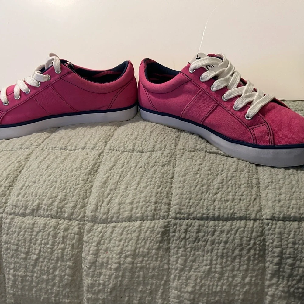 Polo Ralph Lauren Gillian Womens, Pink Sz 9B - Picture 2 of 8